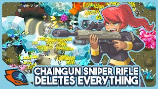 Chaingun Sniper Rifle Deletes Everything  NIMRODS GunCraft Survivor [upl. by Yrrol231]