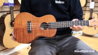 Kala Ukulele  KACEM Exotic Mahogany Concert Uke [upl. by Esilanna321]