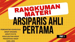 MATERI TES CPNS ARSIPARIS AHLI PERTAMA [upl. by Rosabelle]