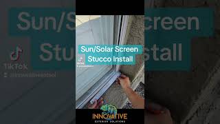 SunSolar Screen Stucco Installation Phoenix Arizona [upl. by Deegan]