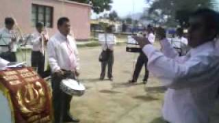 BANDA SANTA CECILIA DE MOCHE  ADIÓS PUEBLO DE AYACUCHO HUAYNO ENSAYANDO [upl. by Ellenod]