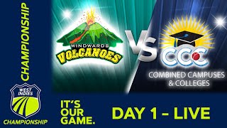 🔴 LIVE Windward Islands v CCC  Day 1  West Indies Championship 2024  Wednesday 21st February [upl. by Hubble539]