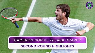 Thrilling British clash  Cameron Norrie vs Jack Draper  Highlights  Wimbledon 2024 [upl. by Yart]