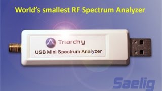 Worlds Smallest Economical RF Spectrum Analyzer to 8GHz [upl. by Assehc385]