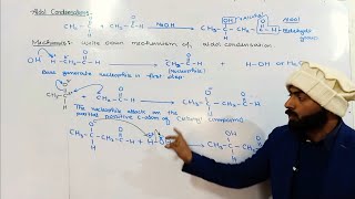 Part2 Mechanism of aldol condensation  Aldol condensation  12th class chemistry  chno12 [upl. by Marlane]