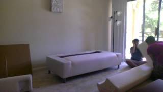 Assembling KLIPPAN Storlien blackwhite Sofa Me and Priti Time Lapse Video [upl. by Valdemar596]