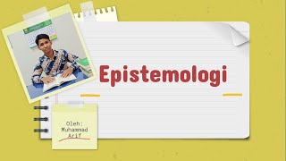 Epistemologi sebuah pengantar [upl. by Drofnas]