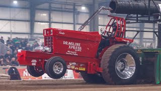 Tractor Pull 2023 Hot Farm Tractors NTPA Spring Nationals Friday Shipshewana IN [upl. by Yracaz]