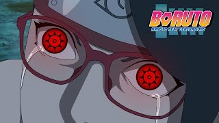 SARADA MANGEKYO SHARINGAN  MANGA BORUTO CHAPTER 80  FAN ANIMATION [upl. by Gnes124]