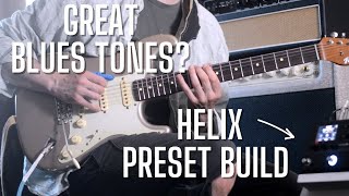 Dial in GREAT BLUES TONE on your Line 6 Helix or HX Stomp [upl. by Lisab368]