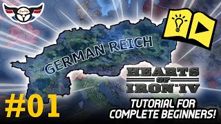 Hearts of Iron IV Tutorial For Complete Beginners  ep1 [upl. by Dnilazor703]