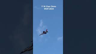 F16 Viper demo at Wings Over Houston 2024 [upl. by Rust436]