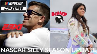 NASCAR Silly Season Update  Carl Edwards To 23XI Racing  Hailie Deegan Not Returning To NASCAR [upl. by Us66]