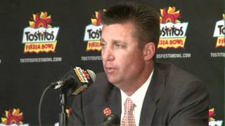 Mike Gundy  2012 Fiesta Bowl Coaches Press Conference [upl. by Isabella433]