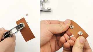 How to Use Snaps Buttons Fastener Pliers 2021 [upl. by Eniawtna]