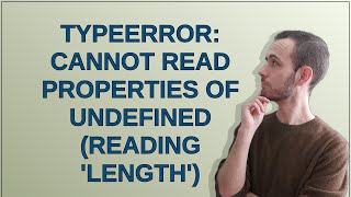 TypeError Cannot read properties of undefined reading length [upl. by Ahsaeit761]