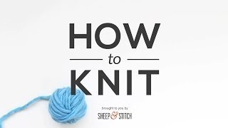 How to Knit  Knit Stitch [upl. by Felicia126]