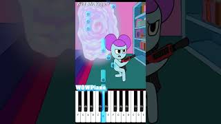 THE SIMPSONS GET ABSTRACTED Pibby x TADC BadMrYogurt Piano Tutorial [upl. by Atalee277]