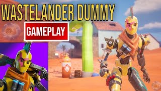 New Wastelander Dummy Skin Gameplay Fortnite [upl. by Anialad]