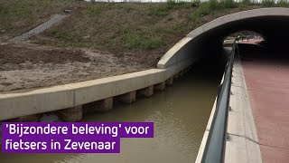 Met een bootje door de fietstunnel het kan in Zevenaar [upl. by Adebayo]