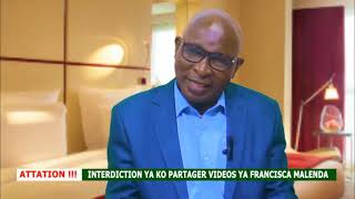 INTERDICTION FORMELLE YA KO PANZA BA VIDEO YA FRANCISCA BALENDA [upl. by Dermot231]