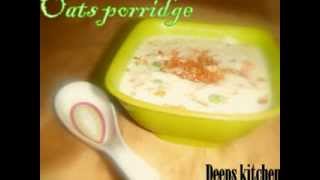 Oats kanji Recipe in tamil ஓட்ஸ் கஞ்சி DeepsTamilKitchen Recipe22 [upl. by Haugen]