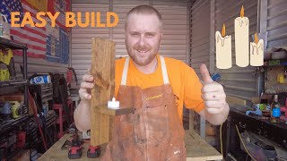 How To Build Sconce candle holder EASY BUILD [upl. by Dream965]