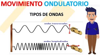 MOVIMIENTO ONDULATORIO  Tipos de Ondas  Paso a Paso  Diviértete Aprendiendo [upl. by Deanne]