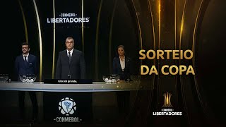 COMPLETO Sorteio da Copa CONMEBOL Libertadores 2022 [upl. by Rus]