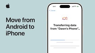 How to move from Android to iPhone  Apple Support [upl. by Sherr]