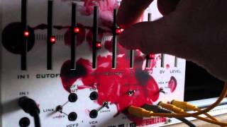 Analogue Solutions Defibrillator Dual VCFVCA Eurorack Module Medic Module [upl. by Annecorinne]