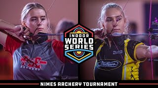 MeeriMarita Paas v Lisell Jaatma – compound women gold  Nimes Archery Tournament [upl. by Stearns]