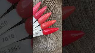 Jasno Pomarańczowe Pudry Tytanowe Manicure Tytanowy NSN New Style of Nails paznokcie nails nails [upl. by Sinai]