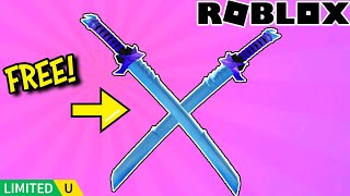 LIMITED STOCK FREE ITEM How To Get MIDNIGHT AZURE REAVERS on Roblox  Draw Your Weapon [upl. by Wrench]