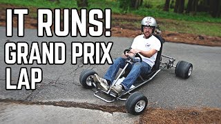 88 MPH DeLorean Kart Build Pt 2  We Have a Runner [upl. by Allwein907]