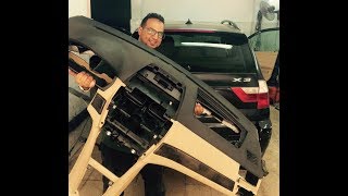 Bmw X3 dashboard removal  complete guide  Bmw X3 فك تابلوه [upl. by Cran330]