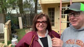 Small Cabin Kits  Bunkie Life Reviews  Mary and Tim Kitchener Ontario [upl. by Yevre]