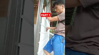 Project 1m part 1 METAL CLADDING INSTALLATION shorts [upl. by Aizirk]