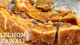 SUPER CRISPY LECHON KAWALI  LECHON KAWALI RECIPE  GET COOKIN [upl. by Casaleggio27]