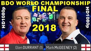 Durrant v McGeeney 2018 FINAL BDO World Championship [upl. by Farrington]