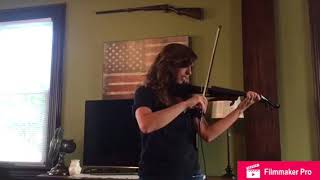 Yamaha YEV 105 5 string electric violin American National Anthem [upl. by Fineberg]