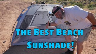 Easthills Outdoors Coastview Easy Setup Beach Tent Review [upl. by Florrie]