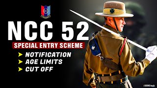 NCC 52 Special Entry Scheme Notification – Join OTA Chennai [upl. by Notsuj637]