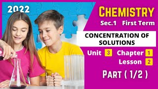 CHEMISTRY  Sec1  Concentration of Solutions 1  Unit 3  Chapter 1  Lesson 2 [upl. by Grindlay271]