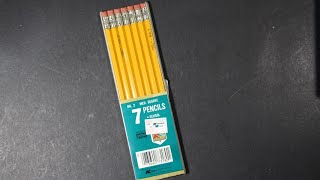 Vintage KMart 2HB Pencil Review [upl. by Gaeta143]