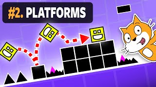 Geometry Dash 2  Platform Collisions  Scratch Tutorial [upl. by Kire]