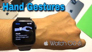 How to Enable Hand Gestures On Apple Watch Series 456 amp 7  Assistive Touch  in Hindi [upl. by Aliahkim]