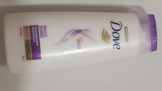 Dove Shampoo Review Daily Shine Nourishing shampoo For Dull and Brittle hair [upl. by Edee929]