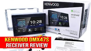 Kenwood DMX47S Apple CarPlay Android Auto Receiver Review 2023 [upl. by Areehs745]