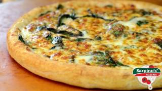 Alfredo Spinach Pizza  Sarpinos Pizzeria Video [upl. by Repsag]